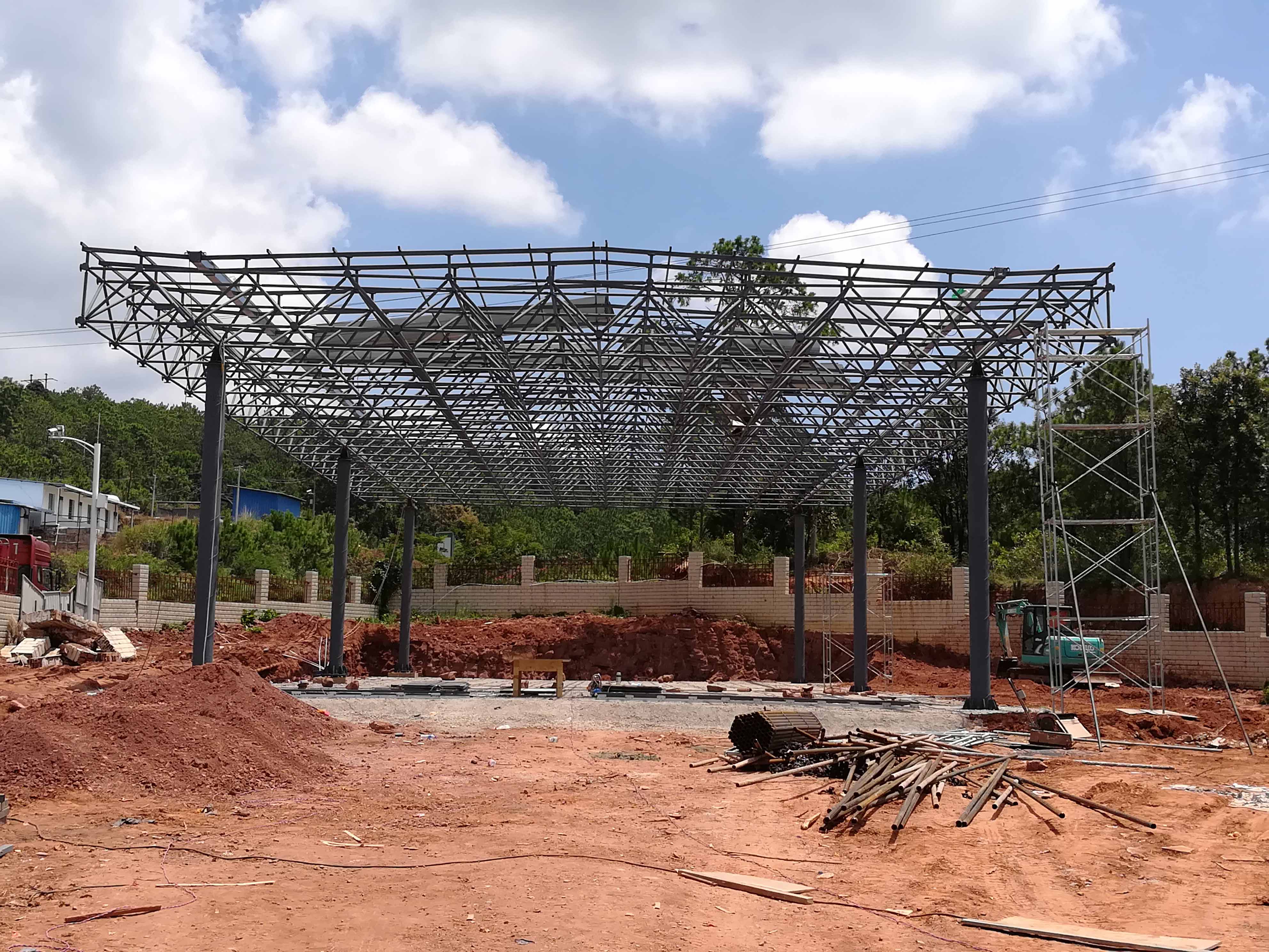 高安加油站网架屋面